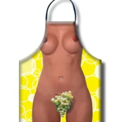 Förkläde - HET DIABLO - Dam - 100% Polyester - Roliga Illustrationer - Justerbar