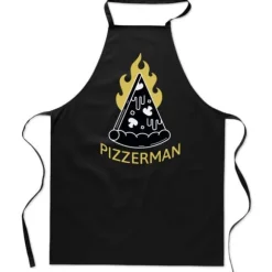 FÖRKLÄDE MED TRYCK PIZZERMAN PIZZA kök herr för pappa fars dag present