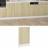 Front för diskmaskin “Lyon” - Tåligt och lättskött | Färg: Sonoma-ek | Storlek: 45x3x67 cm