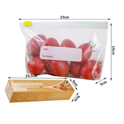 Förseglingsbara förseglingsbara filmpåsar för mat 1200ml 15st