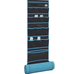 Förvaringspåse med lagring Svart och blå 125 x 48 cm oxford