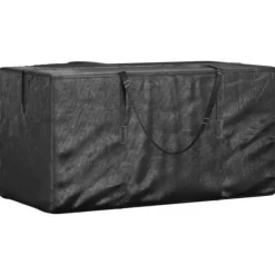 Förvaringsväska för julgran 2 st svart polyeten