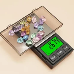 500g / 0.01g 5 enheter Bärbar smyckesvåg Liten Våg digital fickvåg