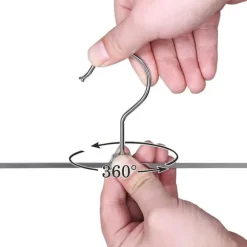 Galgar med klämmor 20-pack Kjolhängare halkfria