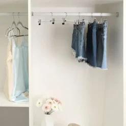 Galgar med klämmor 20-pack Kjolhängare halkfria