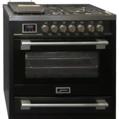 Gasköksfläkt - Kaiser - HGE 93505 S - 90 cm - 5 brännare - Multifunktionell elektrisk ugn
