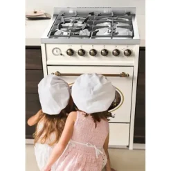 Gasspis retro gas el 60 cm naturgas Fl.Gas 4 Kw WOK, 8 funktioner E 614 Cr r