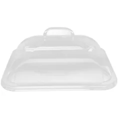 Genomskinlig akryl Dammtät stänkskydd för köksplatta - rektangelform