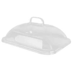 Genomskinlig akryl Dammtät stänkskydd för köksplatta - rektangelform