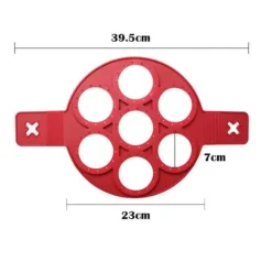 Äggform - Flippin Fantastic - Silikon - Röd - Non-stick - 130 g
