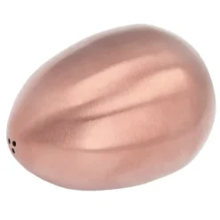 Äggkryddshaker i rostfritt stål Äggformad pepparshaker för utomhusgrill Restaurang Bankettfest Rose Gold