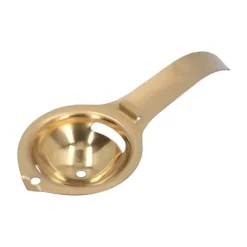 Äggulaseparator i rostfritt stål med långt handtag - köksredskap