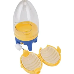 Ägguleblandare Manuell lätt bärbar handdragrep Golden Egg Maker Easy Egg Scrambler Shaker för matlagning