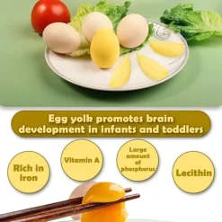 Äggvisp, manuell gyllene äggvisp med dragsnöre, äggulproteinmixer, roterande äggvita och äggula, matlagningsverktyg, köksredskap, äggpuddingmaskin