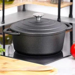 Gjutjärnsgryta med lock CAST LINE 22 cm, 2,6 l