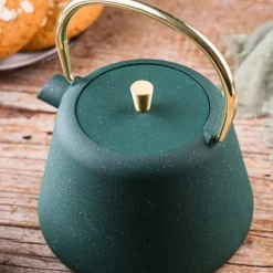 Gjutjärnstekanna, kaffebryggare, 1,0L, KINGHOFF KH-1933