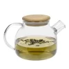 Glas- och bambuteekanna - 1 L