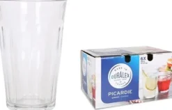 Glas Picardie 50cl Ø9.4x14.5 cm hærdet - (6 stk.)