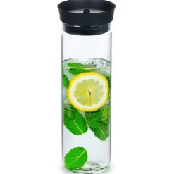 Glaskanna med lock 1 l