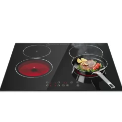 Glaskeramikhäll, Touchkontroll, Mångsidiga Matlagningsfunktioner,4-brännare, EU
