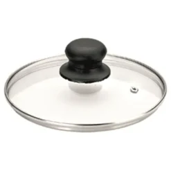 GLASLOCK 0 22 KANT AV ROSTFRI STÅL - BAKELITKNAPP - ANTI-ÅNGHÅL - TÄKER I DISKMASKINEN.