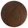 Glasunderlägg, Mörkt Trä - Rund - Nr. 1