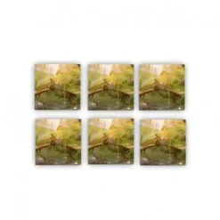 Glasunderlägg 6-pack Mumin, Snusmumriken och Mumin