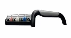 Global - Knife Sharpener 3-wheel - Black