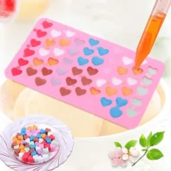 Godisformar - 5 delar gör-det-själv-formar med 2 pipetter - Silikonform för godis, gelé, choklad