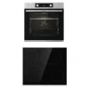 Gorenje EASY SET 2 - BCS6737E06X+ECD634X - ugn med spisplatta - med ångfunktion - inbyggd - med självrengöring