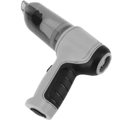 Grå sladdlös bildammsugare Handhållen Kraftfull hemdammsugare för dubbla ändamål Sladdlös handdammsugare