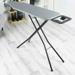 Grå strykbräda 130x34x87,5 cm