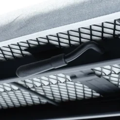 Grå strykbräda 130x34x87,5 cm