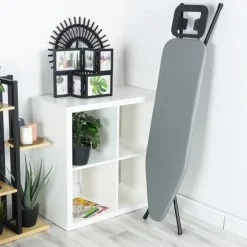 Grå strykbräda 130x34x87,5 cm