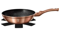 GRANIT WOK PAN 28cm BERLINGER HAUS ROSE GULD BH-1512