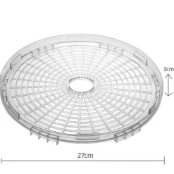 GreenBlue dehydrator för svamp, grönsaker och frukt, 250W, 5 brickor, extra tyst