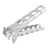 greppklämmor för varm gryta/skål/aluminiumlegering, skållningsskyddande tång, bärbar kokkärlshållare, camping, silver