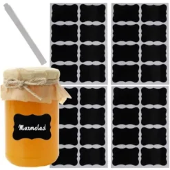 Griffeletiketter | Märkning av Burkar | 24st Etiketter + Penna