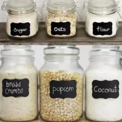 Griffeletiketter | Märkning av Burkar | 24st Etiketter + Penna