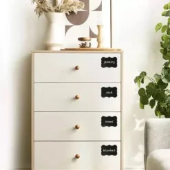 Griffeletiketter | Märkning av Burkar | 24st Etiketter + Penna