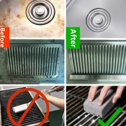 Grill Skursten BBQ Tegelrengöring Rengöringsblock Pimpsten