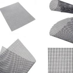 Grillnät/grillmatta Non-stick Svart 3-pack