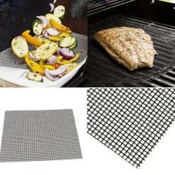 Grillnät/grillmatta Non-stick Svart 3-pack