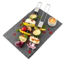 Grillspett med avputtare 4-pack