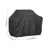 Grillöverdrag 145x61x117cm - skyddar mot väder och vind