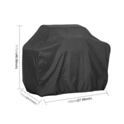 Grillöverdrag 145x61x117cm - skyddar mot väder och vind
