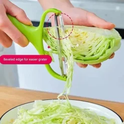 Grönsaks Skalare med Extra Brett Blad