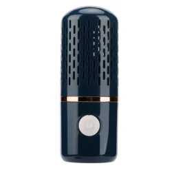 Grönsakstvättmaskin Multifunktion Trådlös USB Laddning Auto Kapsel Fruktrenare för kök Blå