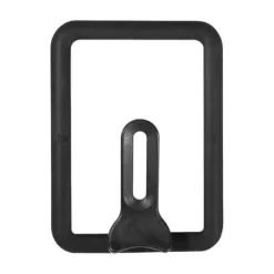 Grytlock i glas Ståligt silikonpannalock Svart 15 x 18cm