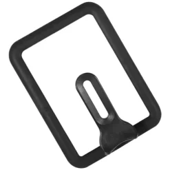 Grytlock i glas Ståligt silikonpannalock Svart 15 x 18cm